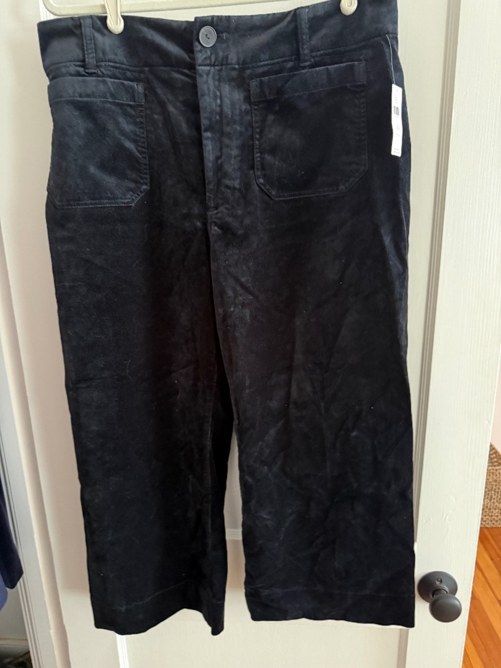 Antrhopologie Colette Cropped Velvet Pant